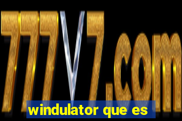 windulator que es